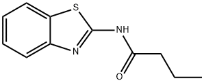 Butanamide, N-2-benzothiazolyl- (9CI) Structural