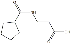 N-(Cyclopentylcarbonyl)-beta-alanine Structural