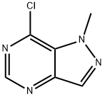 7-chloro-1-methyl-1H-pyrazolo[4,3-d]pyrimidine Structural