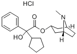 tropine phenylcyclopentylglycolate Structural