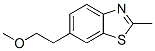 Benzothiazole, 6-(2-methoxyethyl)-2-methyl- (7CI) Structural