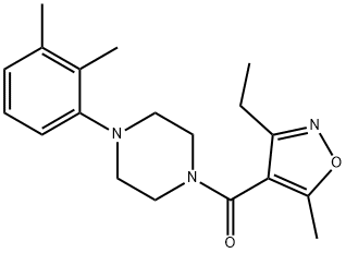 Methanone, [4-(2,3-dimethylphenyl)-1-piperazinyl](3-ethyl-5-methyl-4-isoxazolyl)-