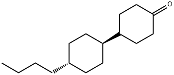 trans-4-(trans-4-Butylcyclohexyl)cyclohexylanone Structural