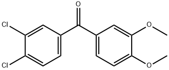 3,4-DICHLORO-3',4'-DIMETHOXYBENZOPHENONE Structural