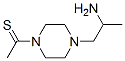 Ethanethione,  1-[4-(2-aminopropyl)-1-piperazinyl]- Structural
