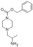 BENZYL 4-(2-AMINOPROPYL)PIPERAZINE-1-CARBOXYLATE Structural