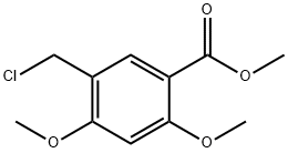 Methyl 5-chloromethyl-2,4-dimethoxybenzoate Structural