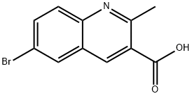 6-BROMO-2-METHYLQUINOLINE-3-CARBOXYLIC ACID Structural