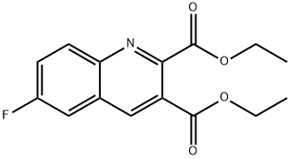 6-FLUOROQUINOLINE-2,3-DICARBOXYLIC ACID DIETHYL ESTER