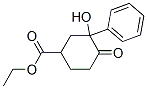 ethyl 3-hydroxy-4-oxo-3-phenyl-cyclohexane-1-carboxylate Structural