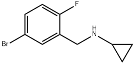 N-(5-BroMo-2-fluorobenzyl)cyclopropanaMine Structural