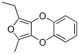 Furo[3,4-b][1,4]benzodioxin,  1-ethyl-3-methyl- Structural