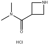 N,N-DIMETHYL-3-AZETIDINECARBOXAMIDE HYDROCHLORIDE Structural