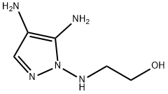 Ethanol,  2-[(4,5-diamino-1H-pyrazol-1-yl)amino]- Structural
