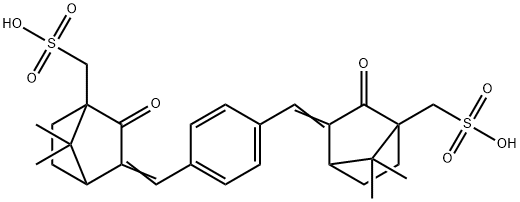 [(3E)-3-[[4-[(Z)-[7,7-dimethyl-3-oxo-4-(sulfomethyl)norbornan-2-yliden e]methyl]phenyl]methylidene]-7,7-dimethyl-2-oxo-norbornan-1-yl]methane sulfonic acid