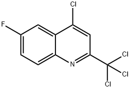 4-CHLORO-6-FLUORO-2-TRICHLOROMETHYLQUINOLINE