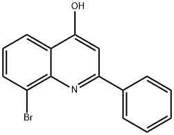 8-BROMO-4-HYDROXY-2-PHENYLQUINOLINE Structural