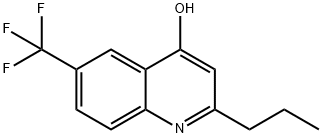 2-PROPYL-6-TRIFLUOROMETHYLQUINOLINE-4-OL Structural