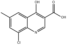 8-CHLORO-4-HYDROXY-6-METHYLQUINOLINE-3-CARBOXYLIC ACID