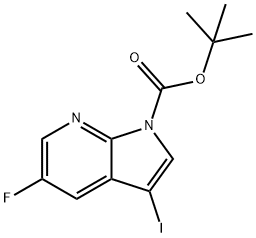 5-FLUORO-3-IODO-PYRROLO[2,3-B]PYRIDINE-1-CARBOXYLICACIDTERT-BUTYLESTER