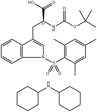 BOC-TRP(MTS)-OH DCHA Structural