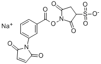 M-MALEIMIDOBENZOYL-N-HYDROXYSULFOSUCCINIMIDE ESTER Structural