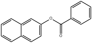 2-Naphthyl benzoate Structural