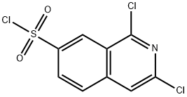 1,3-DICHLOROISOQUINOLINE-7-SULFONYL CHLORIDE Structural