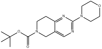 PYRIDO[4,3-D]PYRIMIDINE-6(5H)-CARBOXYLIC ACID, 7,8-DIHYDRO-2-(4-MORPHOLINYL)-, 1,1-DIMETHYLETHYL ESTER