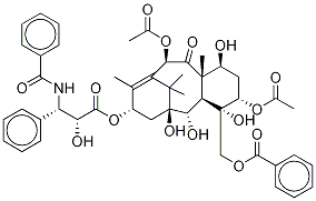 β-(BenzoylaMino)-α-hydroxybenzenepropanoic Acid (αR,βS)-(1S,3S,4S,4aR,5S,6S,8S,11R,12aS)-3,11-Bis(acetyloxy)-4-[(benzoyloxy)Methyl]-1,2,3,4,4a,5,6,7,8,11,12,12a-dodecahydro-1,4,5,6-tetrahydroxy-9,12a,13,13-tetraMethyl-12-oxo-6,10-Methanobenzocyclodecen-8- Structural