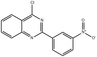 Quinazoline, 4-chloro-2-(3-nitrophenyl)- Structural