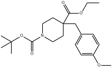 ETHYL N-BOC-4-(4-METHOXYBENZYL)PIPERIDINE-4-CARBOXYLATE