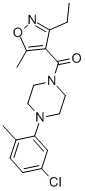 Methanone, [4-(5-chloro-2-methylphenyl)-1-piperazinyl](3-ethyl-5-methyl-4-isoxazolyl)-