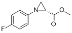 (R)-METHYL 1-(4-FLUOROPHENYL)AZIRIDINE-2-CARBOXYLATE Structural