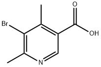 5-BROMO-4,6-DIMETHYLNICOTINIC ACID Structural