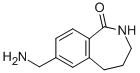 1H-2-BENZAZEPIN-1-ONE, 7-(AMINOMETHYL)-2,3,4,5-TETRAHYDRO- Structural