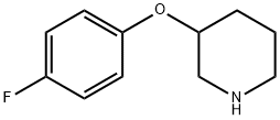 3-(4-FLUOROPHENOXY)PIPERIDINE Structural