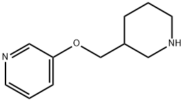 3-[(3-PYRIDINYLOXY)METHYL]PIPERIDINE Structural