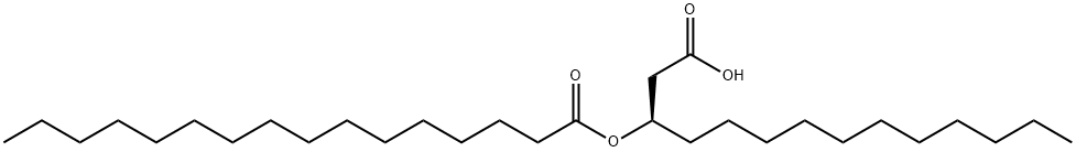 Hexadecanoic acid, (1R)-1-(carboxymethyl)dodecyl ester Structural