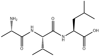 H-ALA-VAL-LEU-OH Structural