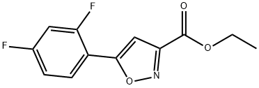 5-(2, 4-DIFLUOROPHENYL)-ISOXAZOLE-3-CARBOXYLIC ACID ETHYL ESTER