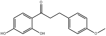 2',4'-DIHYDROXY-3-(P-METHOXYPHENYL)-PROPIOPHENONE Structural