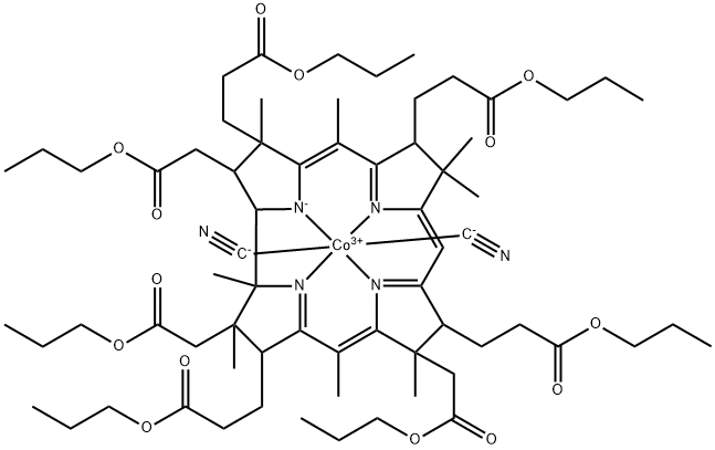 DICYANOCOBYRINIC ACID HEPTAPROPYL ESTER Structural