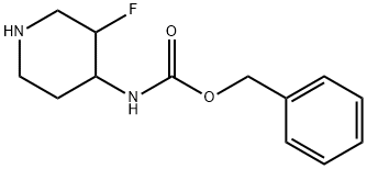 BENZYL 3-FLUOROPIPERIDIN-4-YLCARBAMATE