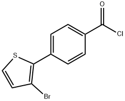 4-(3-BROMOTHIEN-2-YL)BENZOYL CHLORIDE