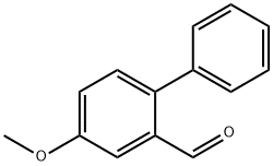 [1,1'-BIPHENYL]-2-CARBOXALDEHYDE,4-METHOXY- Structural