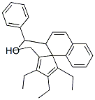 PHENYL(2,3,4,5-TETRAETHYL-2'H-SPIRO[CYCLOPENTA[2,4]DIENE-1,1'-NAPHTHALENE]-2'-YL)METHANOL Structural