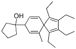 1-(1,2,3,4-TETRAETHYL-6-METHYLSPIRO[4.5]DECA-1,3,6,9-TETRAEN-8-YL)CYCLOPENTANOL