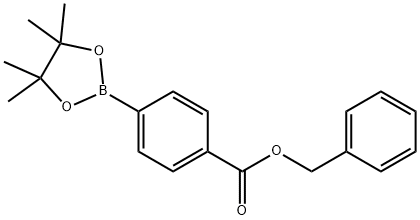 benzyl 4-(4,4,5,5-tetramethyl-1,3,2-dioxaborolan-2-yl)benzoate Structural