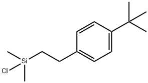 P-(T-BUTYL)PHENETHYLDIMETHYLCHLOROSILANE: CONTAINS CA. 5% META ISOMER